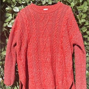 CAbi Vibrant Red Knit Sweater